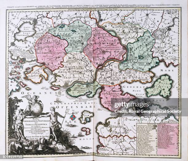 Mappa Geographiae Naturalis sive Tabella Synoptica, Tile continues:- 'uno conspectu omnes terminos physicos et Technicos in Globo Terraqueo...