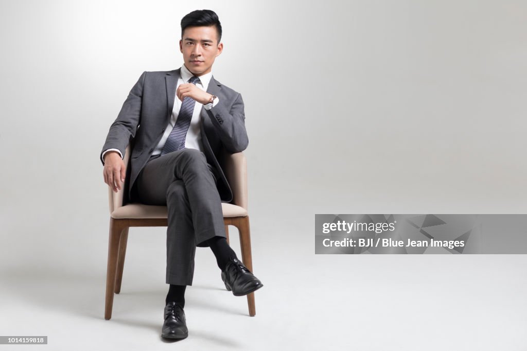 Portrait of young businessman