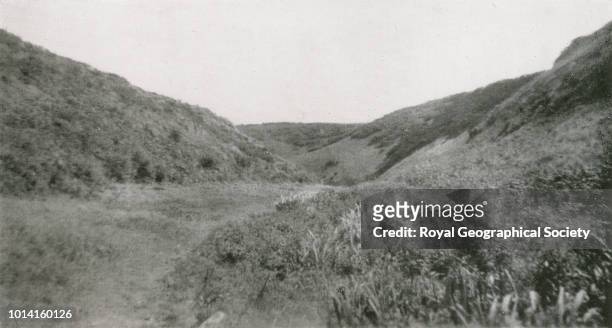 Norman Bocage : dry valley near Carolles, Normandy, Plate 47 from:- I.S.I.S. Report on France, Vol. 2: Normandy West of the Seine. Part IV -...
