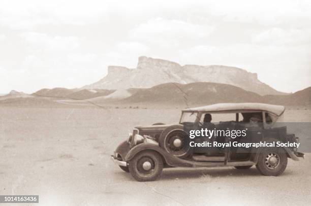 Taraf al 'Ain headland from Wadi al Samt, Saudi Arabia, 20 September 1936.