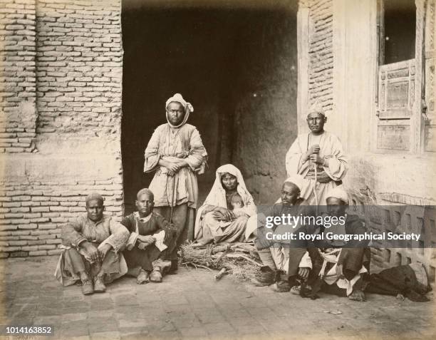 Group, Hazaras, Kandahar, Afghanistan, 1881. Afghan War 1879-1881.