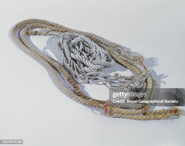 Climbing rope fragment , George Mallory and Andrew Irvine famously disappeared en route to the summit of Mount Everest on 8th June 1924. Mallory's...