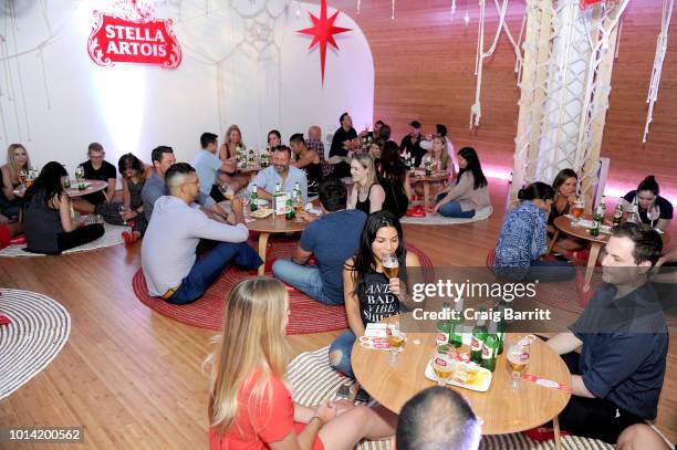 Stella Artois unveiled STELLASPACE, a sensory guide to mastering the art of beer sipping narrated by actor Luke Evans, at INSCAPE in New York City on...