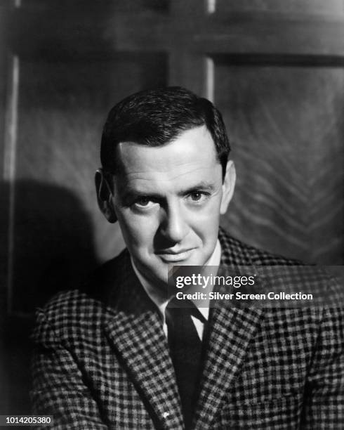 American actor Tony Randall as Jonathan Forbes in a publicity still for the film 'Pillow Talk', 1959.