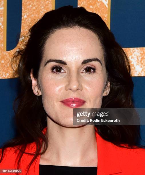 Actress Michelle Dockery attends the Netflix 12 Emmy nominations celebration for "Godless" at DGA Theater on August 9, 2018 in Los Angeles,...