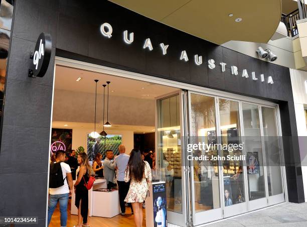 General view at Quay Australia Blue Light Launch hosted by Music Producer + DJ Chantel Jeffries on August 9, 2018 in Los Angeles, California.