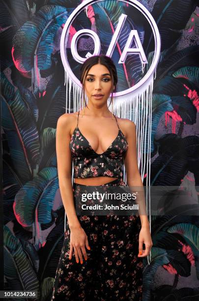 Music Producer and DJ Chantel Jeffries attends Quay Australia Blue Light Launch hosted by Music Producer + DJ Chantel Jeffries on August 9, 2018 in...