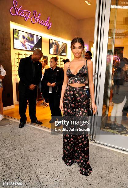 Music Producer and DJ Chantel Jeffries attends Quay Australia Blue Light Launch hosted by Music Producer + DJ Chantel Jeffries on August 9, 2018 in...