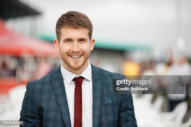 headshot of caucasian man in a suit and tie - shirt and tie stock pictures, royalty-free photos & images