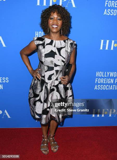 Alfre Woodard arrives at the Hollywood Foreign Press Association's Grants Banquet at The Beverly Hilton Hotel on August 9, 2018 in Beverly Hills,...