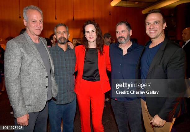 Executive Producer Casey Silver, Cinematographer Steven Meizler, Actress Michelle Dockery, Creator/Writer/Director/Executive Producer Scott Frank and...