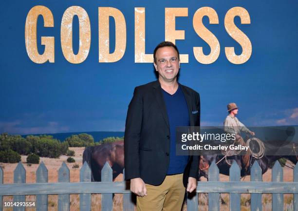 Composer Carlos Rafael Rivera attends Netflix Celebrates 12 Emmy Nominations For "Godless" at DGA Theater on August 9, 2018 in Los Angeles,...