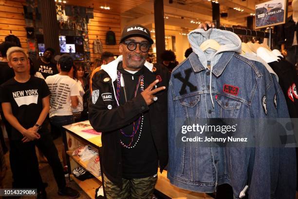 Filmmaker Spike Lee attends the launch of the Spike Lee Collaboration With Levi's at Levi's Soho on August 9, 2018 in New York City.