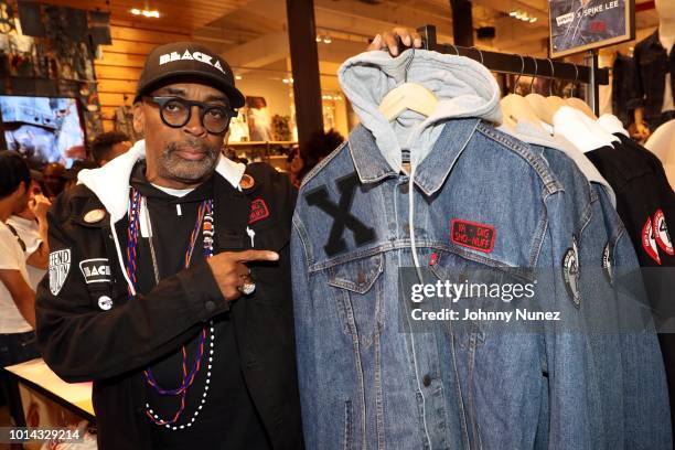 Filmmaker Spike Lee attends the launch of the Spike Lee Collaboration With Levi's at Levi's Soho on August 9, 2018 in New York City.