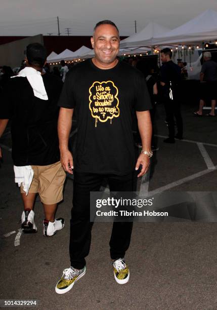 Russell Peters attends the Athletes vs Cancer Smoke4aCure Event on August 9, 2018 in Inglewood, California.