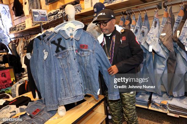 Filmmaker Spike Lee attends the launch of the Spike Lee Collaboration With Levi's at Levi's Soho on August 9, 2018 in New York City.