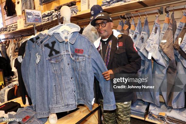 Filmmaker Spike Lee attends the launch of the Spike Lee Collaboration With Levi's at Levi's Soho on August 9, 2018 in New York City.