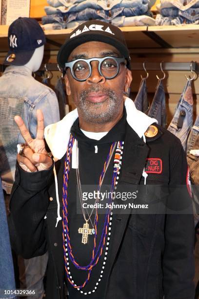 Filmmaker Spike Lee attends the launch of the Spike Lee Collaboration With Levi's at Levi's Soho on August 9, 2018 in New York City.