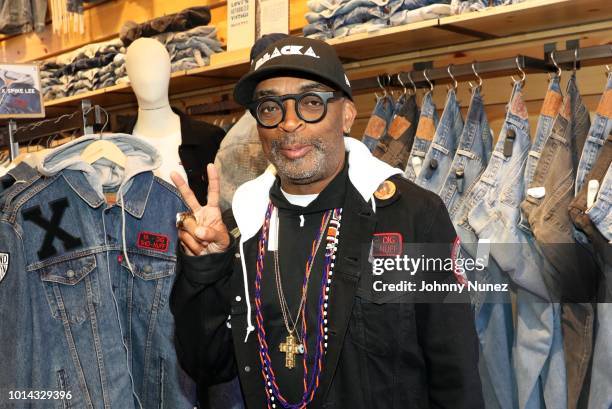 Filmmaker Spike Lee attends the launch of the Spike Lee Collaboration With Levi's at Levi's Soho on August 9, 2018 in New York City.