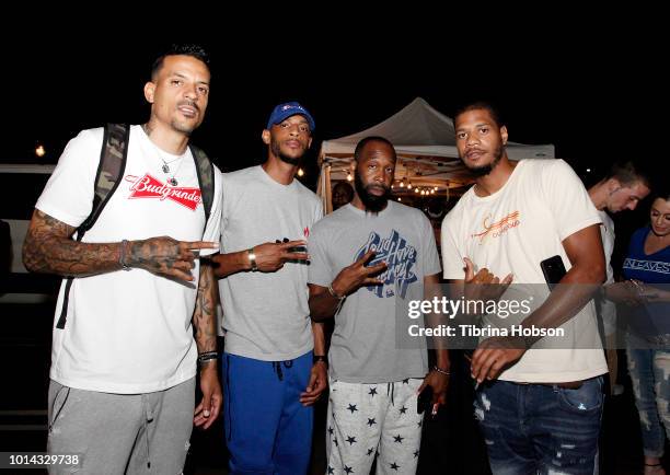 Matt Barnes attends the Athletes vs Cancer Smoke4aCure Event on August 9, 2018 in Inglewood, California.