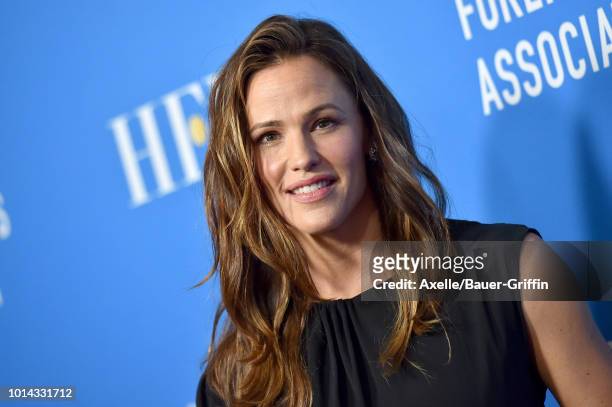 Jennifer Garner arrives at the Hollywood Foreign Press Association's Grants Banquet at The Beverly Hilton Hotel on August 9, 2018 in Beverly Hills,...