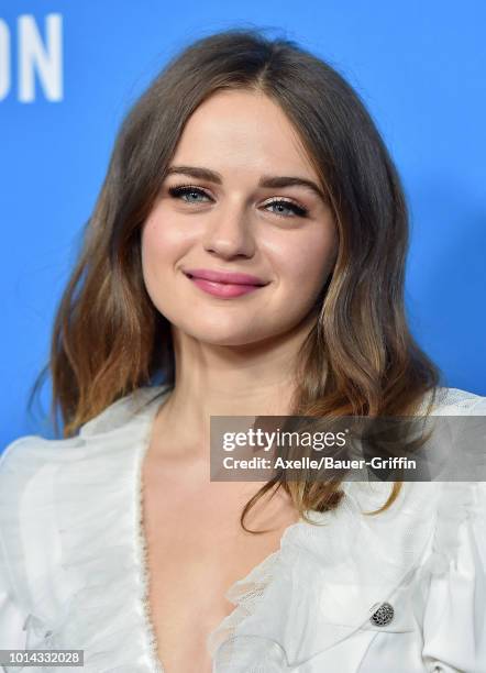 Joey King arrives at the Hollywood Foreign Press Association's Grants Banquet at The Beverly Hilton Hotel on August 9, 2018 in Beverly Hills,...