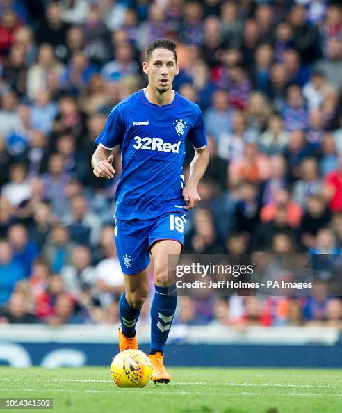 Katic Rangers Rangers Nikola Katic during the UEFA Europa League third qualifying ...