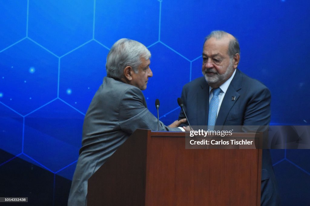 Lopez Obrador Meets Mexican Egineering Organizations