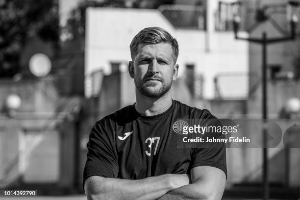 Linus Persson new player of Ivry during a photoshoot on August 10, 2018 in Ivry-sur-Seine, France.