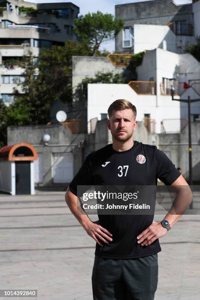 Linus Persson new player of Ivry during a photoshoot on August 10, 2018 in Ivry-sur-Seine, France.