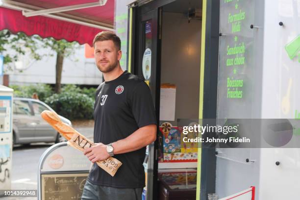 Linus Persson new player of Ivry during a photoshoot on August 10, 2018 in Ivry-sur-Seine, France.