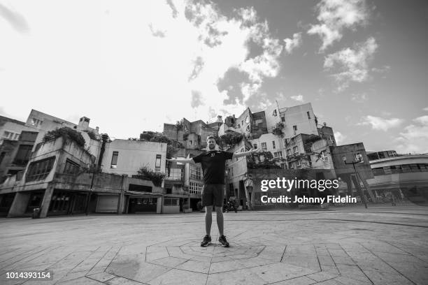 Linus Persson new player of Ivry during a photoshoot on August 10, 2018 in Ivry-sur-Seine, France.