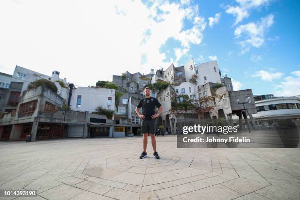 Linus Persson new player of Ivry during a photoshoot on August 10, 2018 in Ivry-sur-Seine, France.