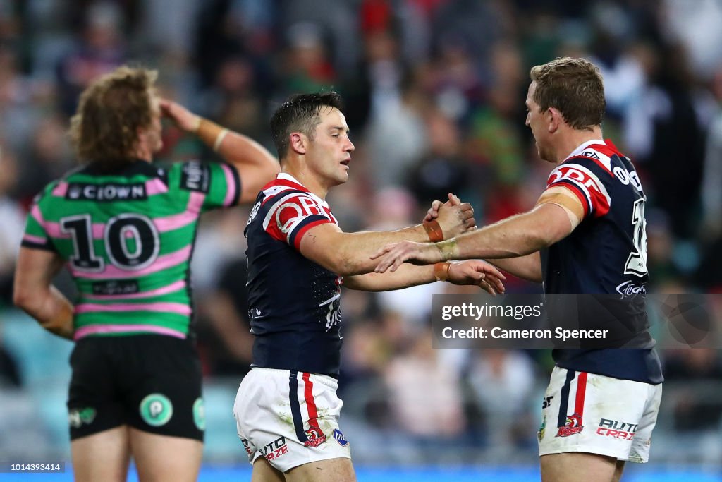 NRL Rd 22 - Rabbitohs v Roosters