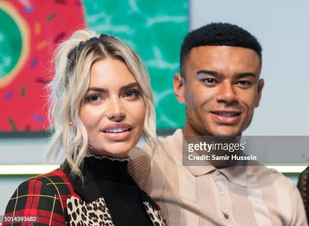 Megan Barton Hanson and Wes Nelson during the 'Love Island Live' photocall at ICC Auditorium on August 10, 2018 in London, England.