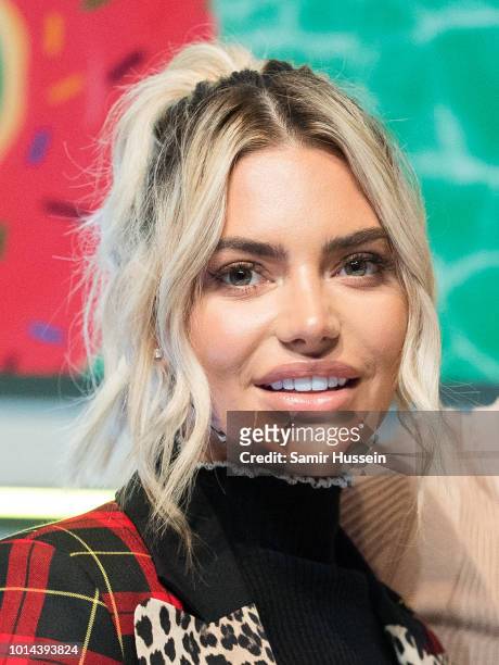 Megan Barton Hanson during the 'Love Island Live' photocall at ICC Auditorium on August 10, 2018 in London, England.
