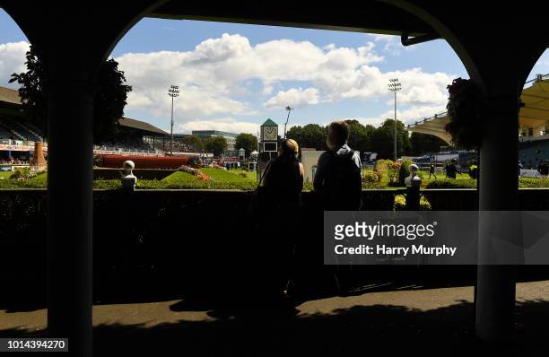 Dublin , Ireland - 10 August 2018; A general view prior to the Longines FEI Jumping Nations Cup of Ireland during the StenaLine Dublin Horse Show at...