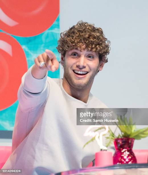 Eyal Booker during the 'Love Island Live' photocall at ICC Auditorium on August 10, 2018 in London, England.