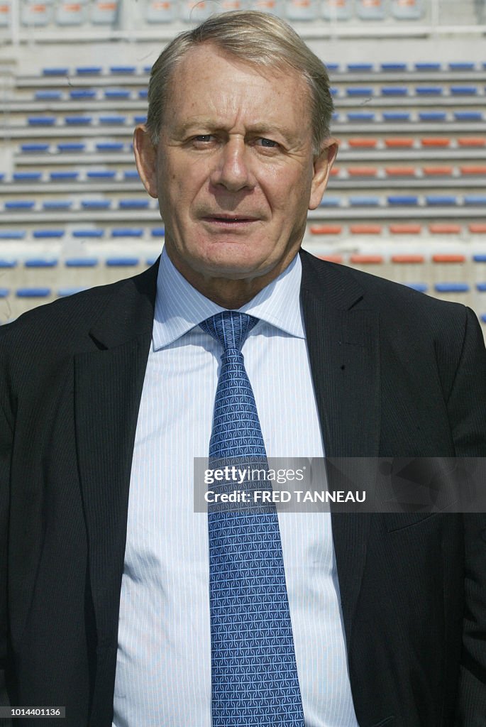 Lev Roch Le président du FC Lorient Alain Le Roch pose le 18 septembre 2006 au ...