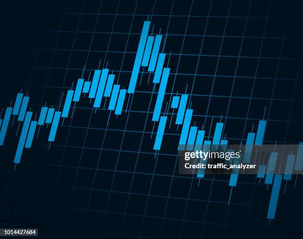 financial background - candlestick holder stock illustrations