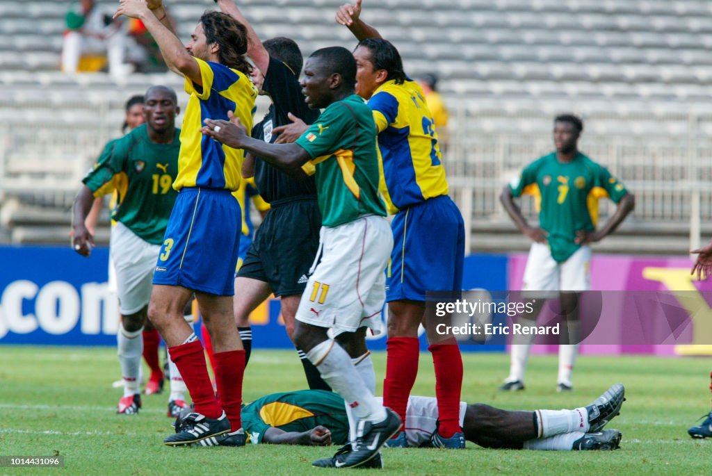 Death Of Marc Vivien Foe Of Cameroun During Confederations Cup Semi death-of-marc-vivien-foe-of-cameroun-during-confederations-cup-semi
