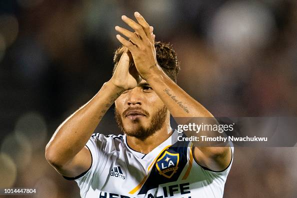 Jonathan Dos Santos Of Los Angeles Galaxy Applauds Visiting News jonathan-dos-santos-of-los-angeles-galaxy-applauds-visiting-news
