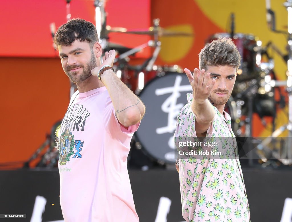The Chainsmokers Perform On ABC's "Good Morning America"