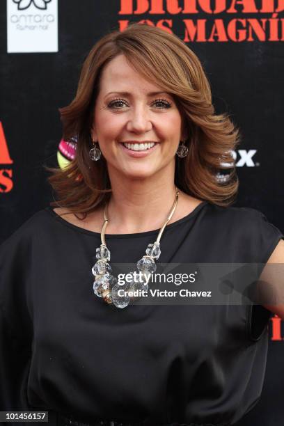 Tv personality Andrea Legarreta attends the premiere of "The A-Team" at Cinemex Antara Polanco on May 31, 2010 in Mexico City, Mexico.