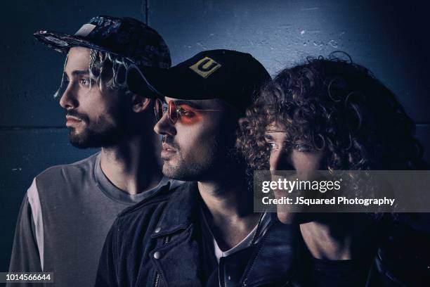 Band Cheat Codes is photographed for Rogue Magazine on September 12, 2017 in Los Angeles, California.