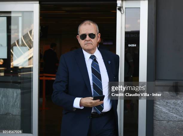 Internazionale Giovanni Gardini departs from Malpensa Airport on August 10, 2018 in Milan, Italy.