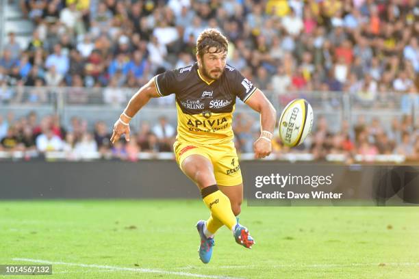 Marc Andreu of La Rochelle during the pre-season friendly match between La Rochelle and Stade Francais on August 10, 2018 in La Rochelle, France.