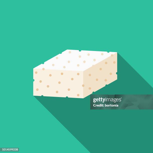 illustrazioni stock, clip art, cartoni animati e icone di tendenza di icona di feta cheese design greece - cucina greca