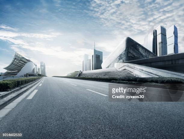 guangdong province,guangzhou,city squares and road,china - east asia, - china east asia stock pictures, royalty-free photos & images