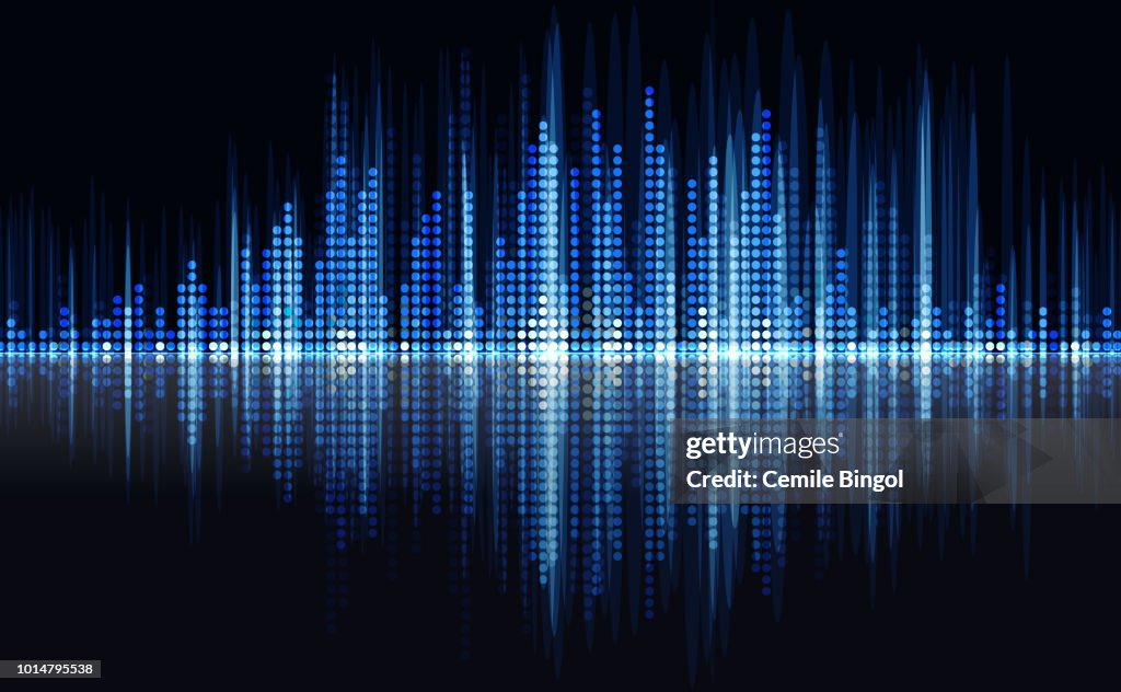 Music Sound Waves Background